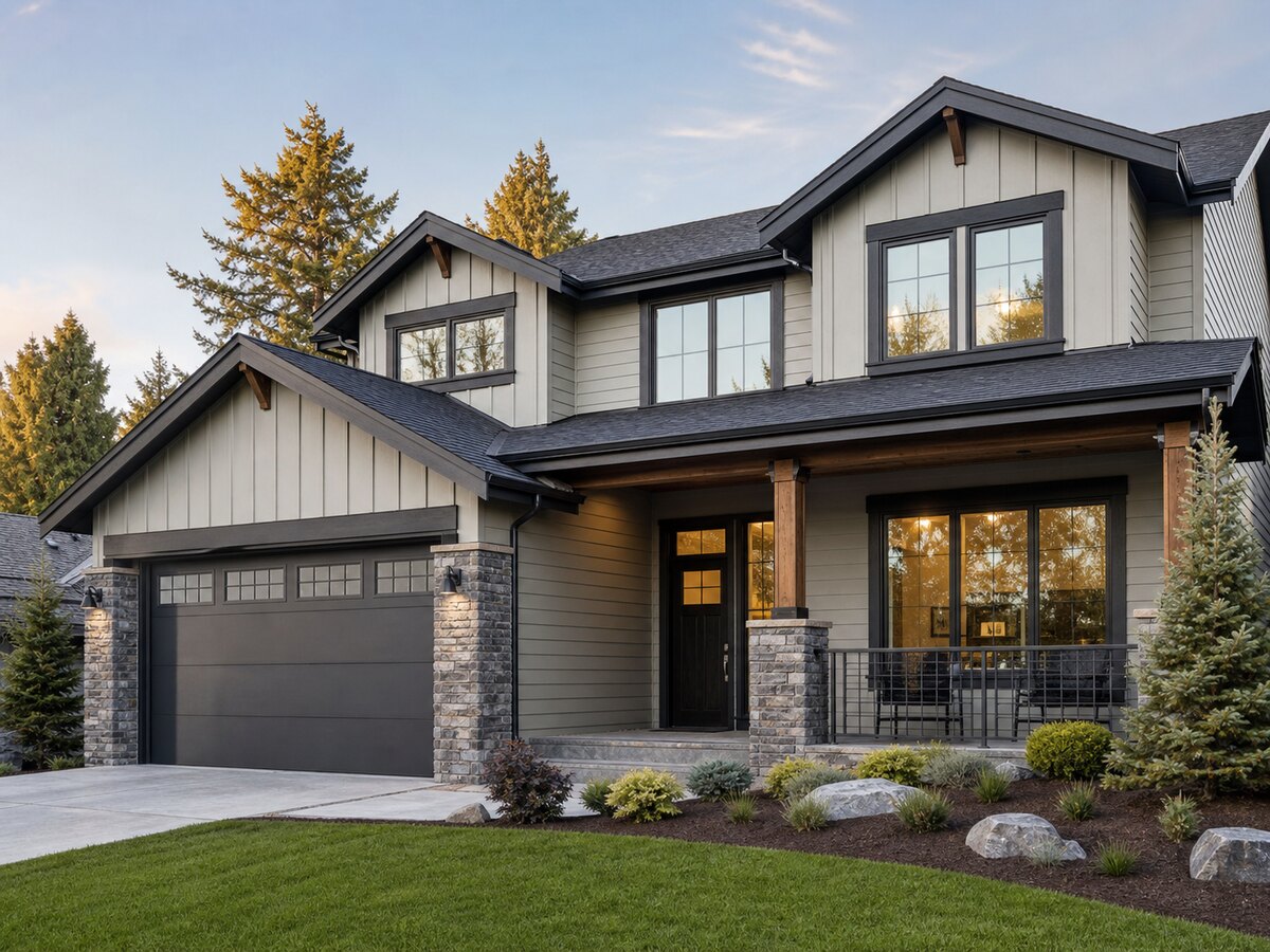 Residential exterior project demo photo